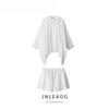 Jnleaog Autumn New Women's Clothing Fashion Style Stylish Blended Cape Shirt Shorts 4043063
