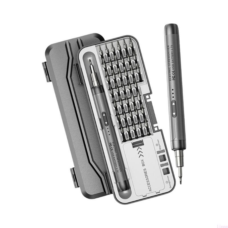 In 1 Electric Screwdriver Set 3.7V Screwdriver Rechargeable for Household