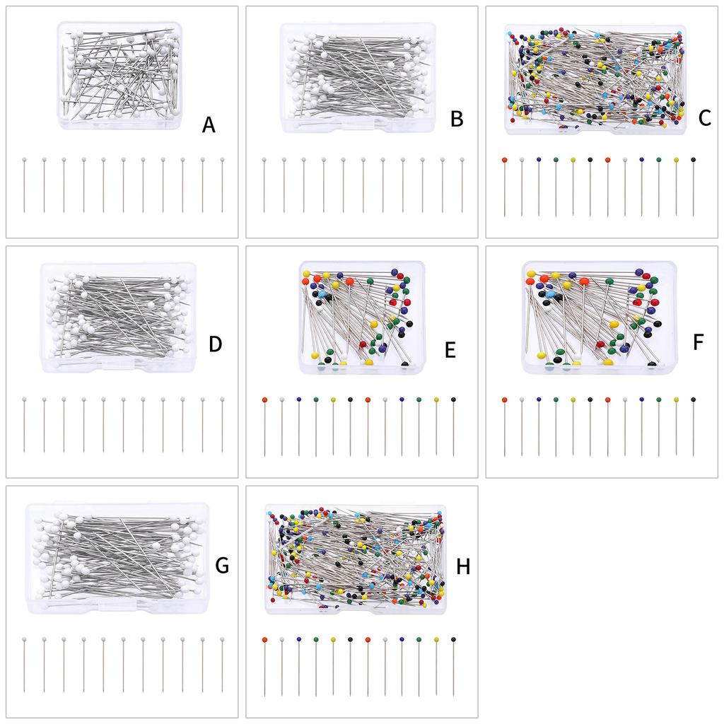 Sewing Pin Straight Pin for Dressmaker Dressmaking Pins Quilting Pin Colorful Positioning Pins for Sewing Dressmaking