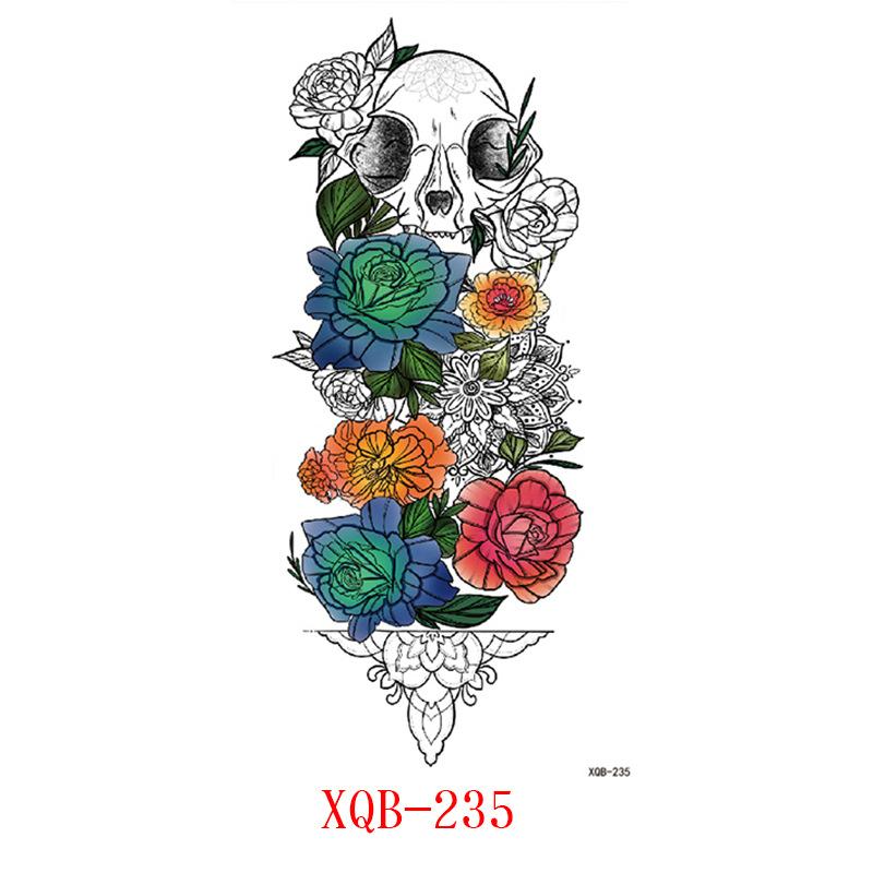 Small Full Arm Tattoo Stickers, Flower Letters, Animal Tattoo Stickers Stickers Tattoo