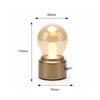 LED Study Table Lamp Glass Desk Light with Warm White Glow Mini Reading Lamp for Office and Student