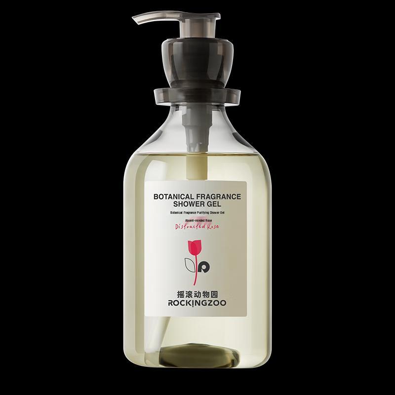 Rock Animal Garden Distracted Rose Plant Fragrance Bath Gel