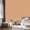 Autumn Orange Plaid Wallpaper for Living Room and Bedroom 50x1000