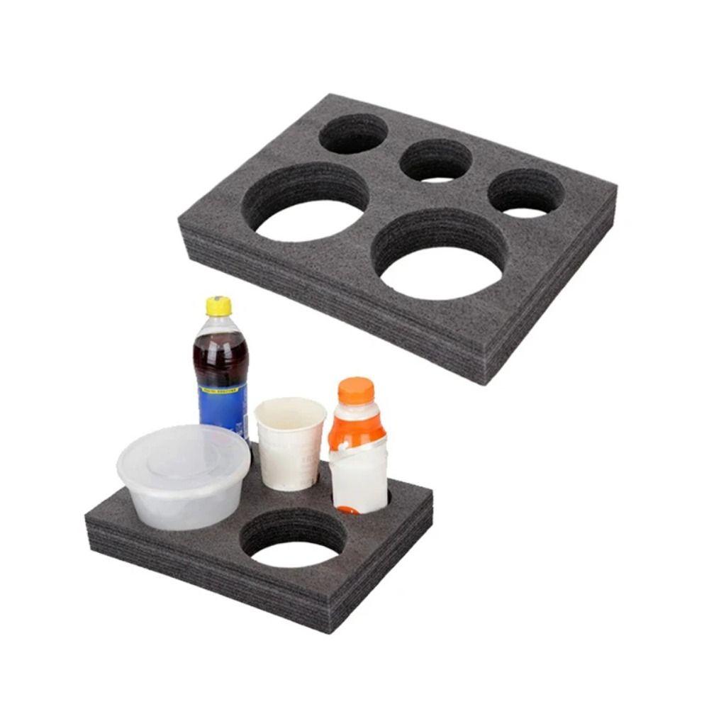 Disposable Cup Carrier Holder Thickness 7cm Porous Drink Tray Shock-absorbing Large Capacity Takeout Coffee Trays
