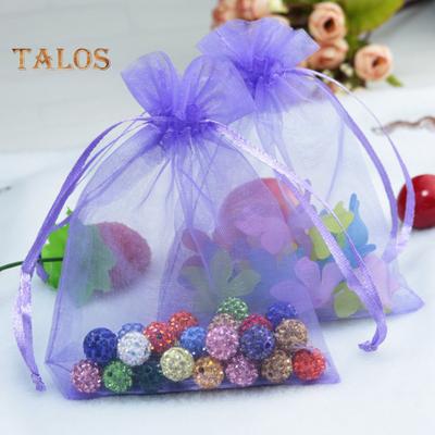 100Pcs Organza Bags Large Capacity Vibrant Color Multipurpose Party Favor Mesh Bags Drawstring Jewelry Gift Bags