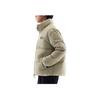 Anta Retro Water-Resistant Stand Collar Casual Letter Long Sleeve Down Jacket Men Outerwear Evergreen 152448907-5