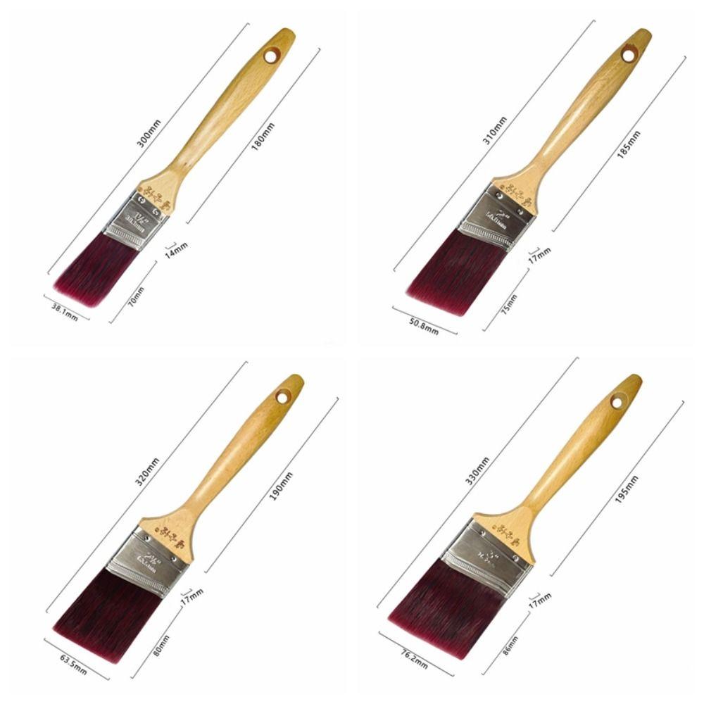 Bushy Paint Brush Traceless Wall Brushing Tools Easy To Clean Angled Paintbrush  Clean