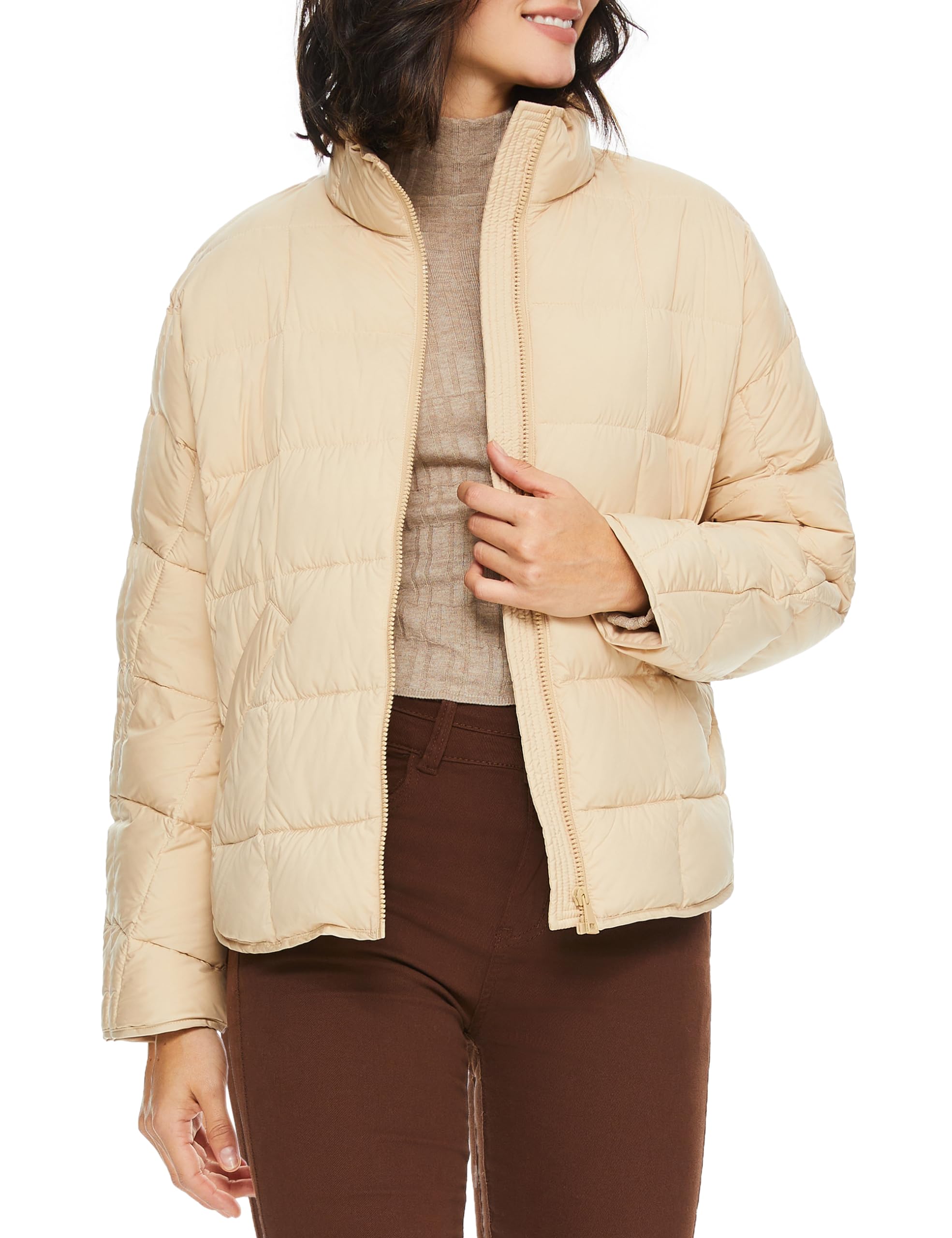 

Orolay Легкий Пуховик Ультракороткий Однотонный Идеально подходит для Повседневной Осени Женская Куртка, Легкий, Зимний, Уличный, Длина, Воротник-стойка, Карманы,