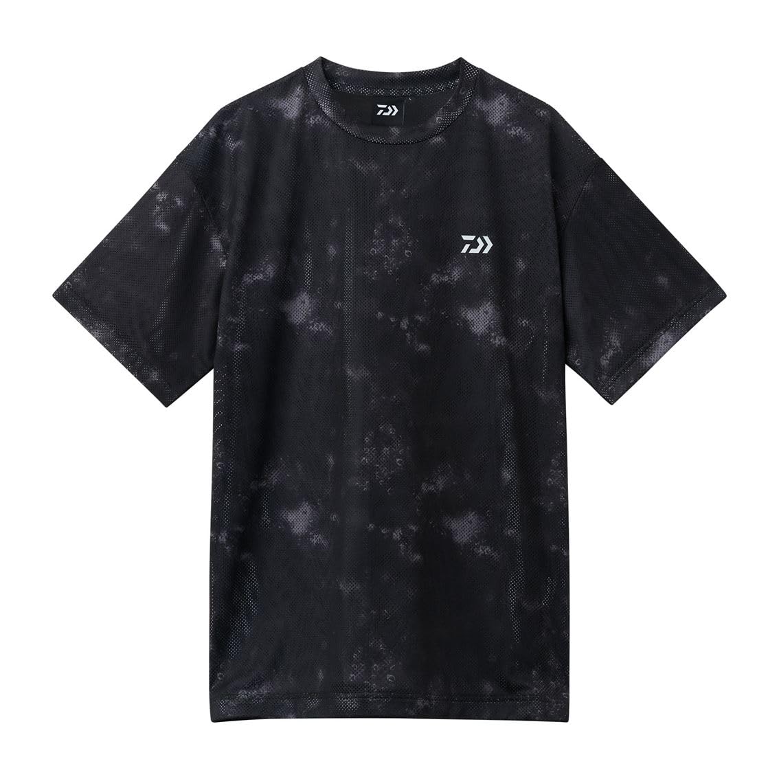 Dry Mesh Half Sleeve Shirt Black Haze Camo 3XL [Daiwa] DE-8726