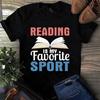 Reading Is My Favorite Sport Book Men's and Women's T-shirts