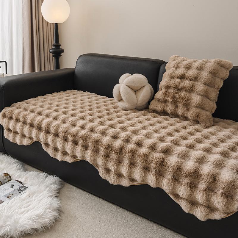 Fransk Spesialformet Fortykket Plysj Sofaputetrekk Ny Høst Og Vinter Avansert Fiksert Sklisikker Sittepute