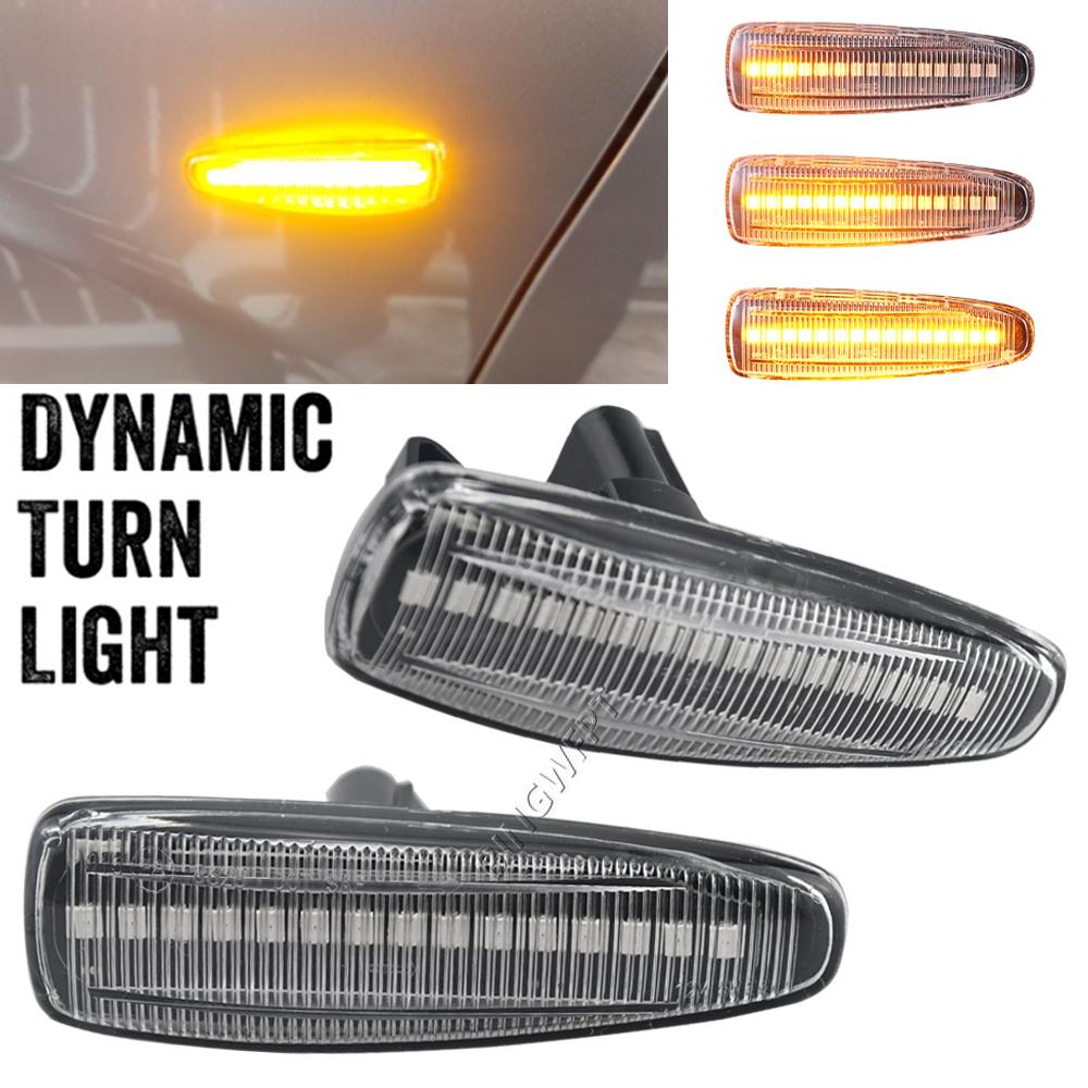 Dynamic Turn Signal Side Marker Sequential Light For Mitsubishi Lancer Evolution Evo X Outlander Sport RVR ASX Mirage 2014-2019
