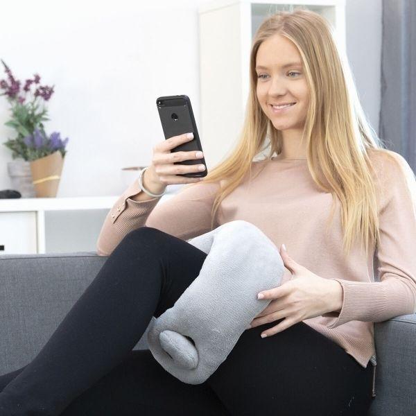 Weiches Kissen Nackenmassagegerät mit Vibrationen entspannende Massage