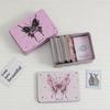Ins Style Girl DIY Hand Account Sticker Goo Card Storage Box Student Desktop Finishing Star Card Storage Iron Box