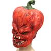 Red Pumpkin Mask Halloween Role-playing Cospla Latex Pumpkin Headgear Horror Prop Ghost