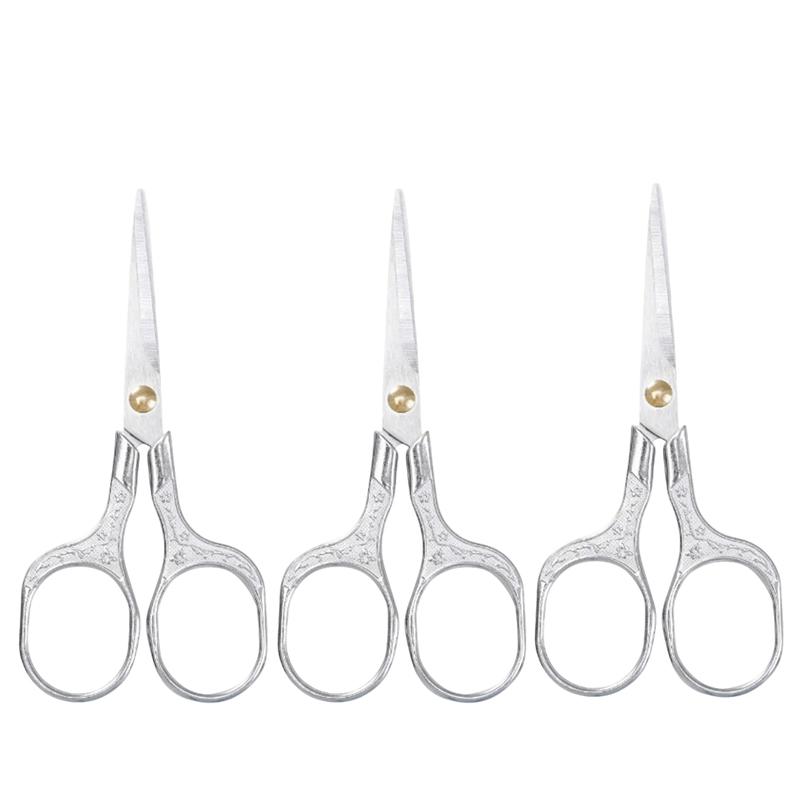 1-5Pcs Stainless Steel Vintage Scissors Sewing Fabric Cutter Embroidery Tailor Thread Scissor Tools for Sewing Shears Small