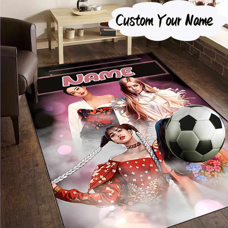 Custom Name Kpop Fantasy Models Carpet, Chair Rug,Area Rug for Office Bedroom living rooms bedroom, Doormat decor Christmas fan gifts