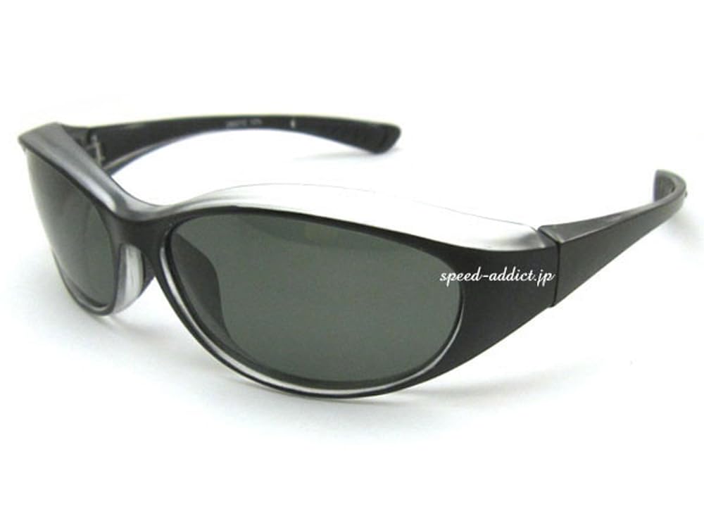 

PORALIZED BIKER SHADE WIND GUARD Biker Shade Wind Matte Polarized GREEN [SPEED ADDICT] (Polarized Guard) BLACK/CLEAR ×
