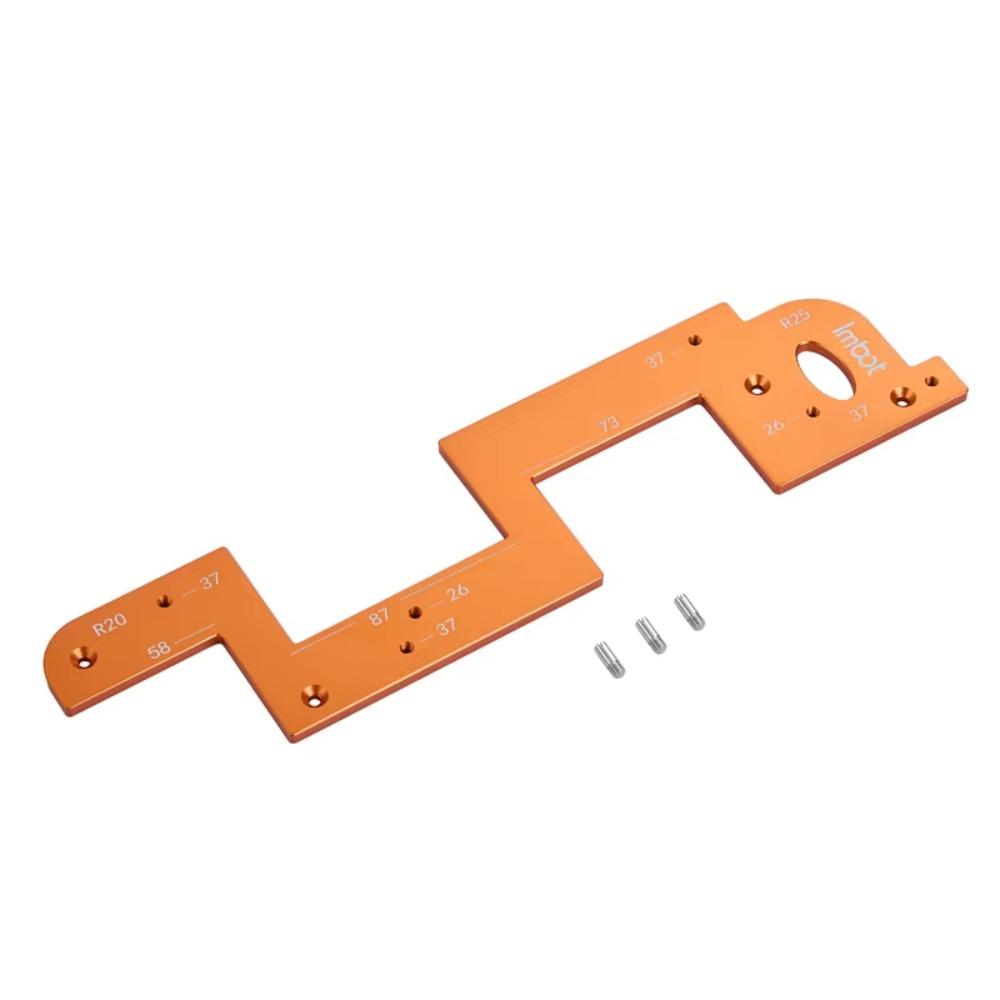 

Handle Free Cabinet Door Slotted Template Embedded Handle Slotting Template Home Improvement оранжевый