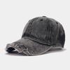 Trendy Brand Fashion Ripped Cap Women's Face Small Soft Top Baseball Cap Literary Retro Visor Men's Hat