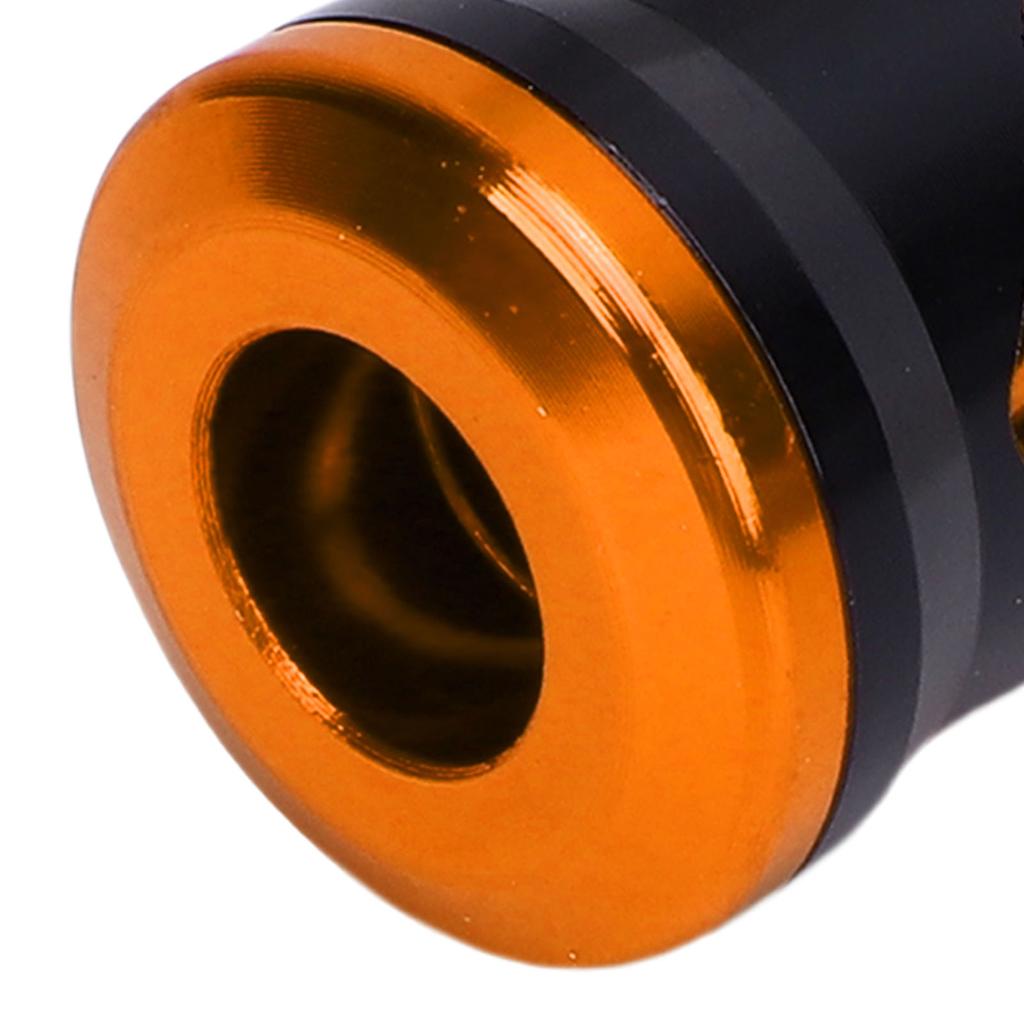 Knob Replacement for S Fishing Reel Lightweight Anti Slip Alloy Fishing Reel Handle Knob with Fittings Black Gold