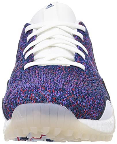 Adidas Golf Men's Code Chaos 21 Golf Shoes, White/Legend Marine/Scarlet, Size 25.0 Cm