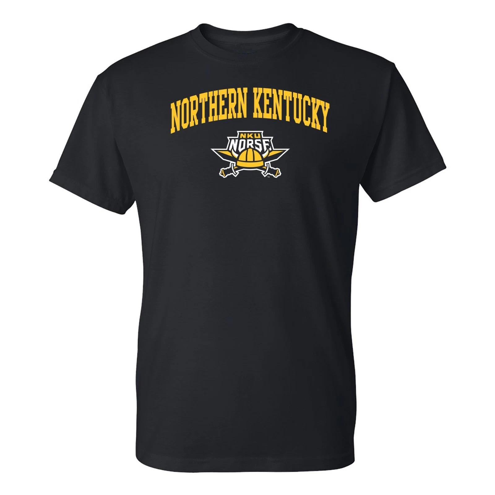 Northern Kentucky Norse Arch Logo T-Shirt - Black L