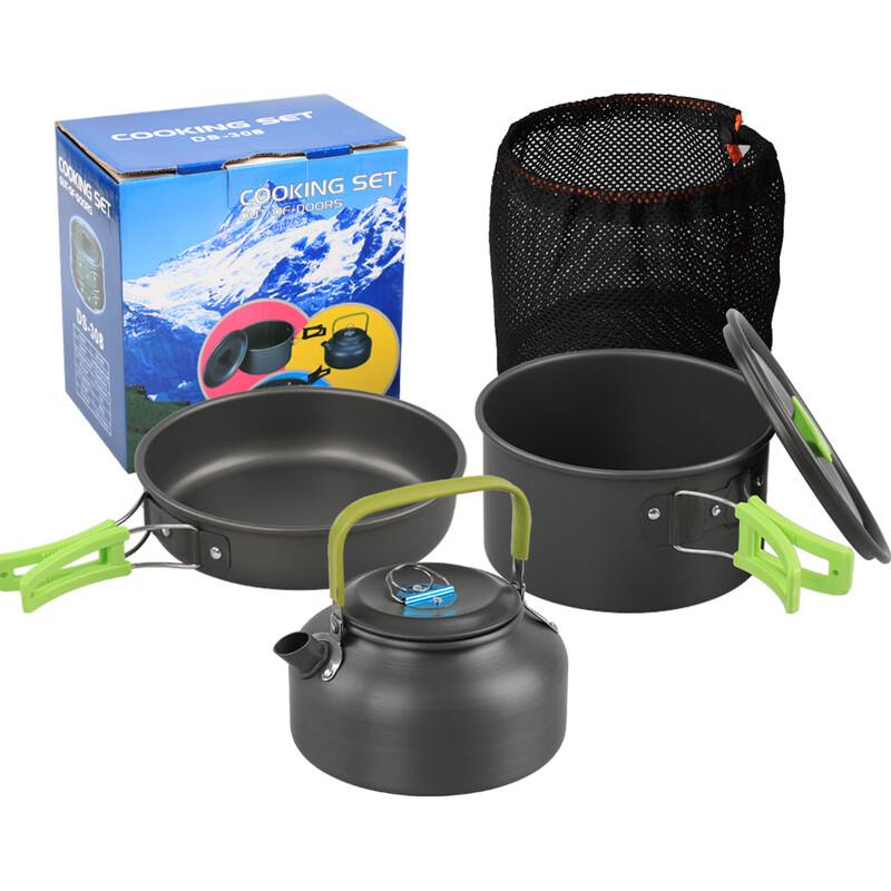 Tragbares Outdoor-Camping-Kochgeschirr-Set