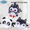 Aipinqi Baby Early Learning Cloth Book: Black & White 3D Crinkle Book for 0-3 Years