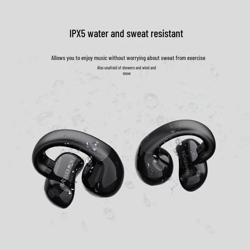 Bach B8 Wireless Ear Clip Bluetooth Headphones