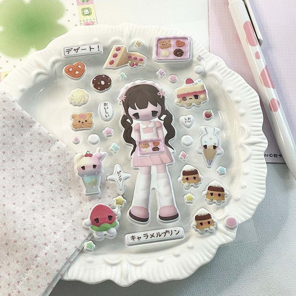 

Прикраси для телефону Скрапбукінг Колаж Мультяшні 3D Наклейки для манікюру 2025 3D Пінопластова наклейка 5