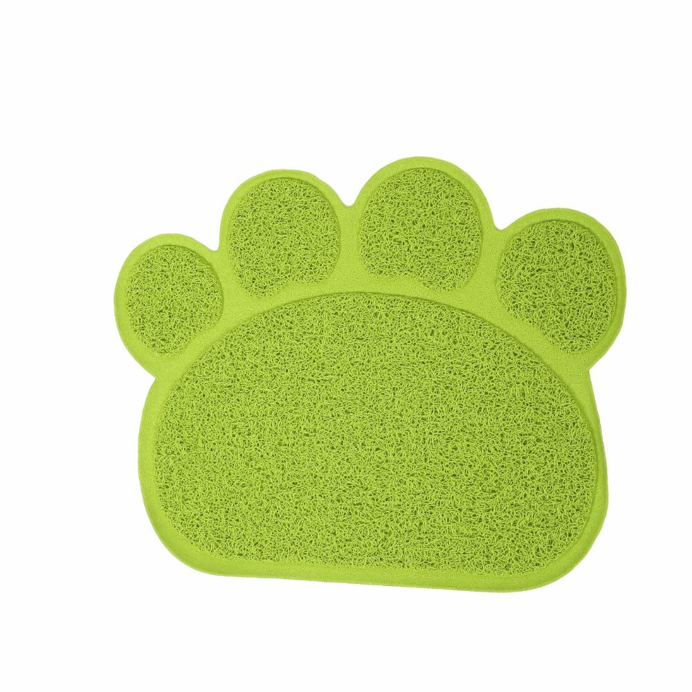 Non-Slip Cat Litter Pad PVC Pet Food Placemat Durable Litter Box Mat  for Cats and Dogs