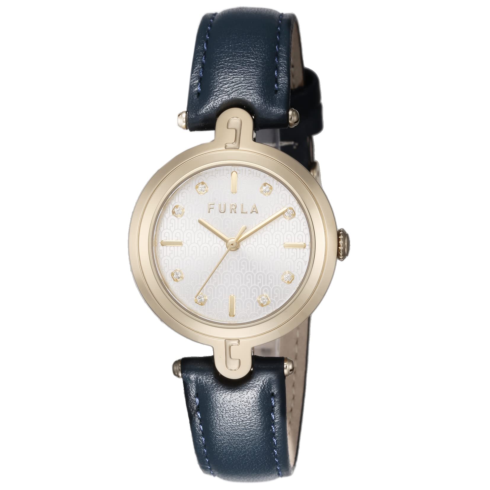 

Watch Silver Dial Stainless Steel Leather Quartz 32MM Watch WW00041004L2 Navy [Furla] ARCH-BAR Women s [Item] Темно-синій