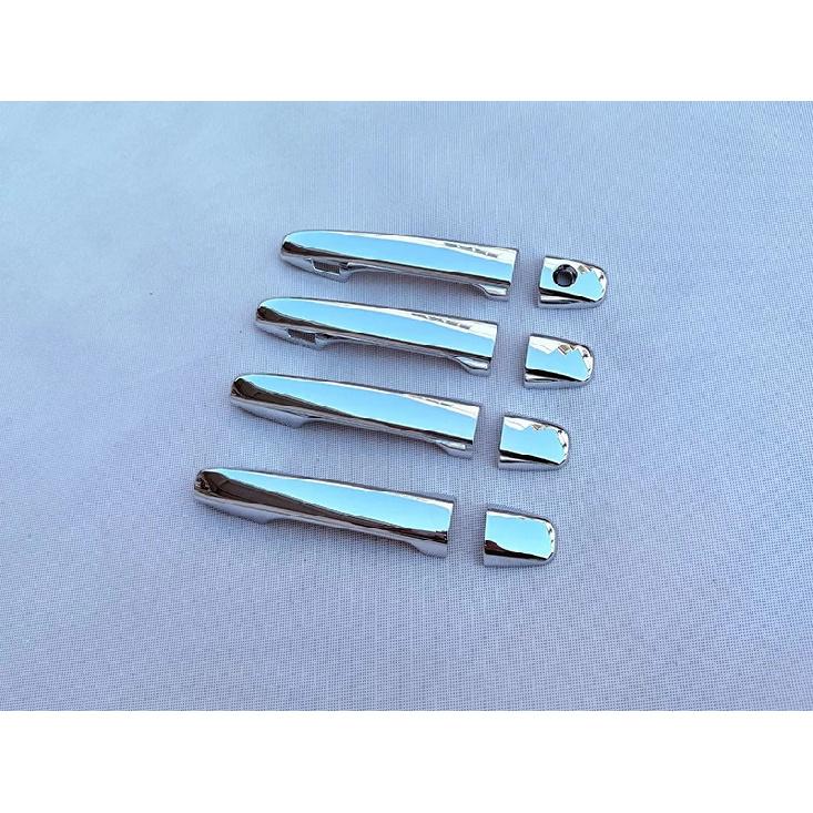 For Subaru Forester 2025 2026 Car Accessories ABS Chrome Door Handle Cover With Smart Key Hole Catch Cap Trim Molding