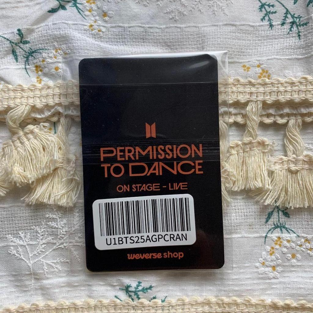 [USED] BTS Jungkook P.T.D STAGE-SEOUL GLOBAL Limited Edition Trading Card