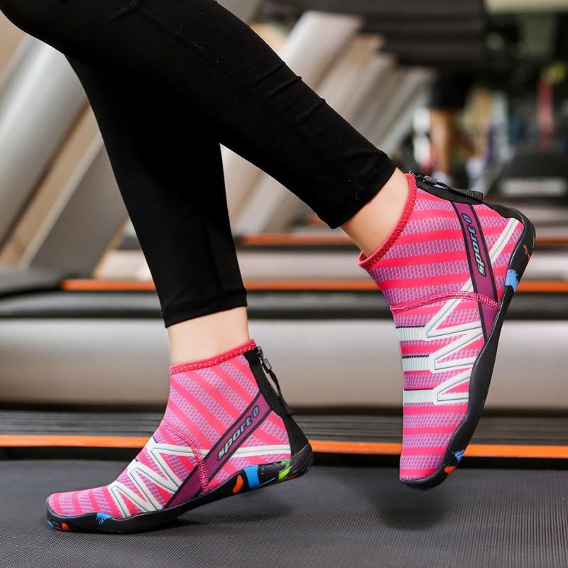 Swimming Shoes Diving Shoes Outdoor Beach Shoes Couple Creek Shoes Barefoot Skin High-top Shoes Snorkeling Non-slip Wading Shoes