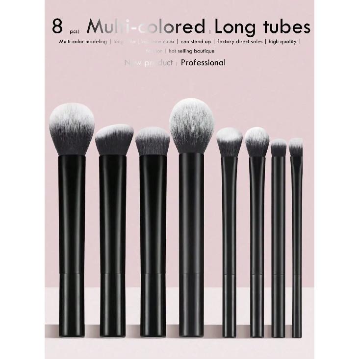 3pcs Makeup Brush Set, Including Angled Eyeliner Brush, Eyebrow Brush, And Ultra-Fine Eyeshadow Brush, Makeup Brush Set, Makeup Brush Kit, Makeup