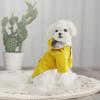 Hooded Waterproof Four-Legged Raincoat for Small Dogs