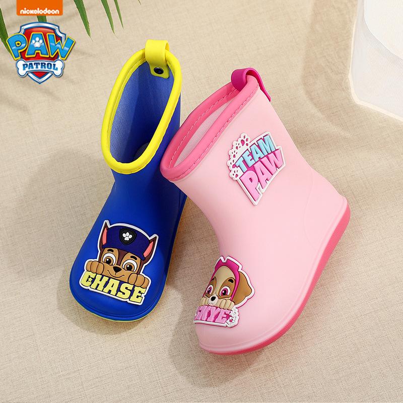 Paw Patrol Children's Rain Boots Non-Slip for Toddlers and Girls, Waterproof Shoes for Kids and Students