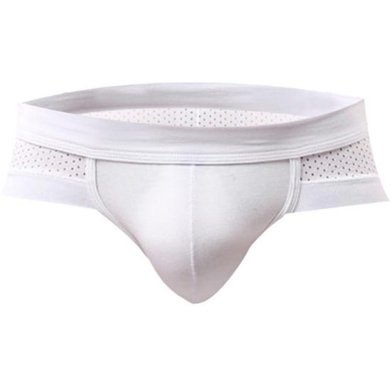 Fashion Men Mesh Breathable Modal Cotton Underwear Shorts Briefs Underpants