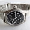 [USED] [] Military Watch with Domed Sapphire Crystal and Custom Strap, 38mm