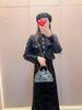 High-End Rhinestone Suitcase Handbag: Large Capacity Tote & Crossbody Evening Bag Set