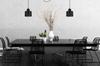 MODERN CEILING HANGING LAMP BLACK LED LAMP