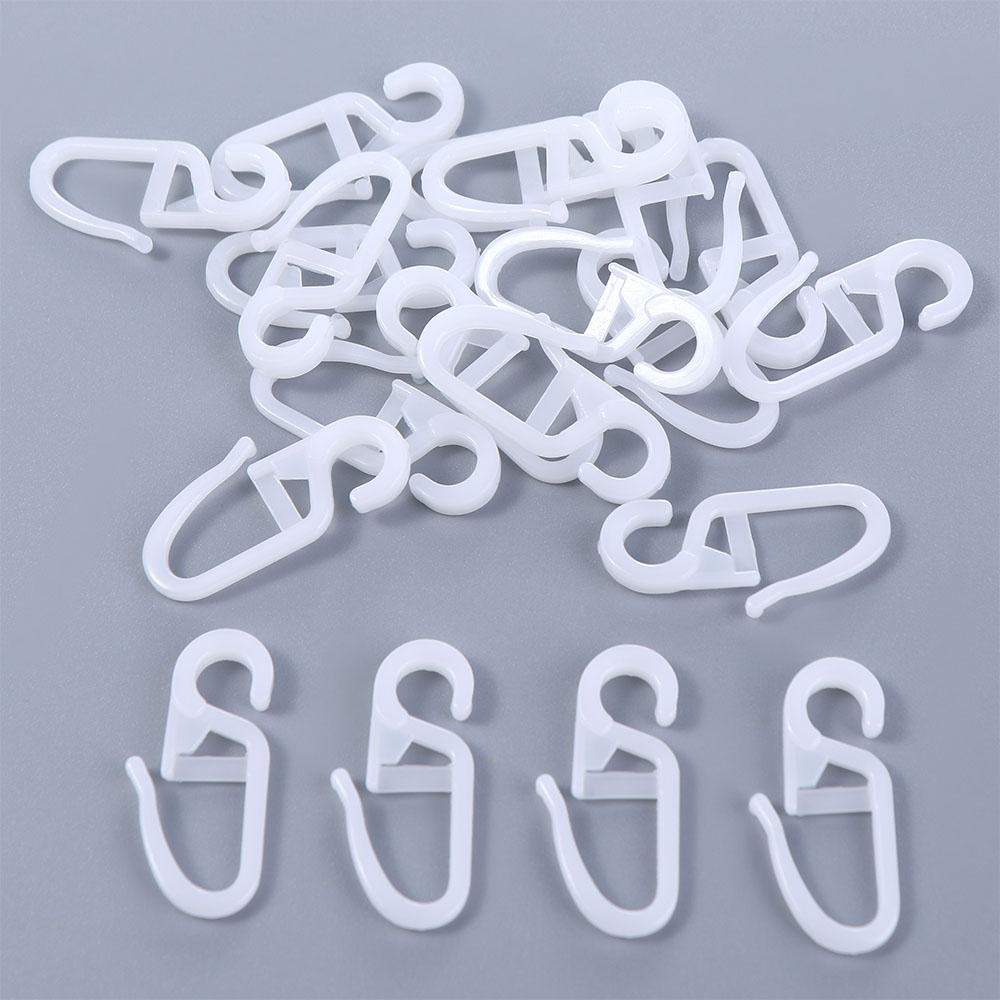 20pcs Curtains Fixing Durable Special Curtains Accessories Sliding Hook Wall Ring Curtain Hooks