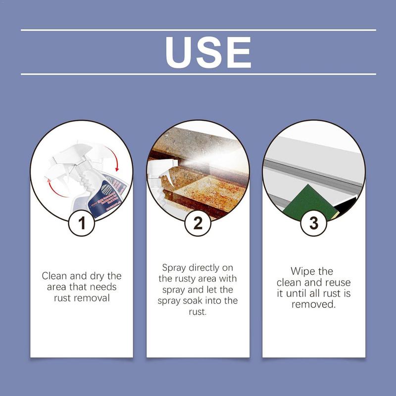 Auto Rostentferner Spray Hohe Effizienz 120ml Auto Rostfleckenentfernung Fahrzeuge Rostentferner Flüssigkeit Reinigung Radpflege Spray