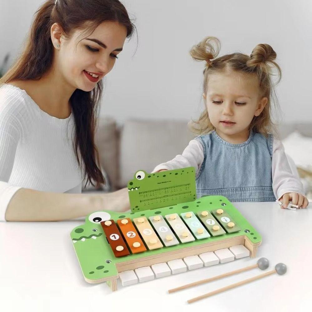 Montessori Musical Piano Toy Sound Music Instrument Toys Kids Keyboard Xylophone  Kids Gifts
