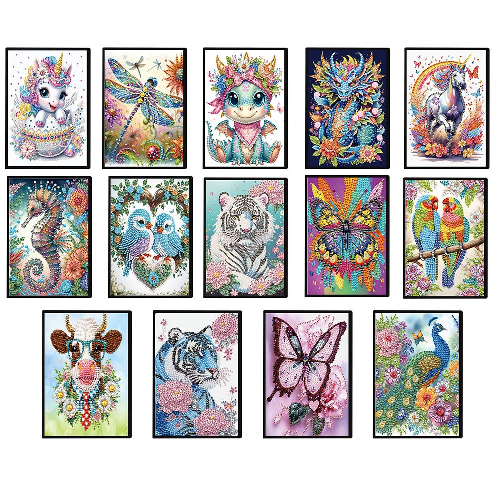 Animal Special Shaped Diamond Painting Notebooks No Lines Diamond Painting Journal Notebook for Birthdays Or Christmas Gifts