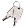 2 BUC Chei Congelator Aliaj de Aluminiu Portabil Pentagonal Cheie Ușă de Sticlă Cabinet Frigider
