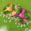 With Spinners Bird Launcher Toy Soft Material Flying Saucer  Parent-Child Interaction