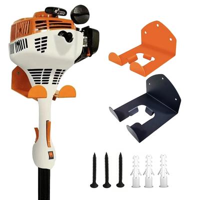 Raft pentru trimmer, organizator de garaj, cuier de depozitare pentru garaj, montat pe perete, suport pentru mașină de tuns iarba, organizare în garaj pentru atelier robust